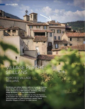 Au cœur de Seillans, charmant logement, grande terrasse et panorama